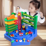 High-quality children's adventure toy: parking lot, car building, educational toy train track3-6Year