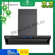 Livinox 2580m3/hr Compact Slanted Chimney Hood LCH-BARTEK DC-90BL (Smart Motion Sensor)