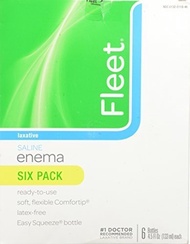 [USA]_Fleet Enema Saline Ready to Use - 4.5 oz (6 Pack) by Fleet
