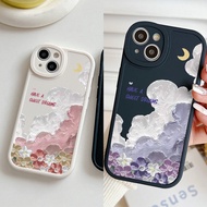 Case for Infinix Hot 11S 10S 10T 11 10 9 Play NFC Note 8 Smart 6 5 Oval Big Eye Soft Phone Case Motif Sweet Dreams Flowers