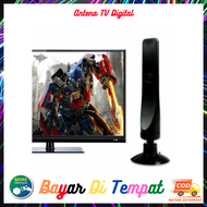 [BISA COD] Antena TV Digital Lengkap Dengan Booster / ANTENA TV Digital Indoor outdoor / Antena TV Digital Indoor / Antena Tv Digital +Kabel 12 meter &amp; Booster Indoor Outdoor / YCDC Antena TV Digital Indoor DVB-T2 High Gain 12 dBi - EL0465