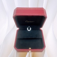 Cartier love single hoop 白金鑽石耳環 單邊