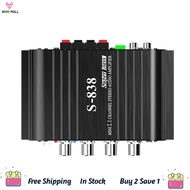 【WVH】-Auto-Partner S-838 2.1CH Audio Power Amplifier RMS 30WX2+40WX1 Class D Stereo Digital Audio Am
