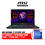 MSI KATANA 17 B13VFK 064 (17.3 Inch FHD IPS 144Hz | Intel i7-13620H | 16GB RAM | 512GB SSD | NVIDIA RTX4060 8GB | Win 11 | 2 Yrs Warranty)