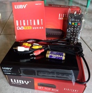 L U B Y STB Set Top Box DVB T2 LUBY, tangkap Siaran tv Digital Terestrial Receiver bisa youtube, IPT