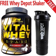 Vital Whey Halal + FREE WD Whey Depot/Mass Depot Protein Shaker