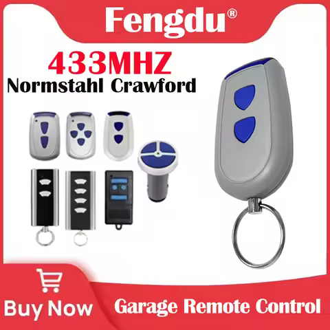433.92Mhz Remote Control For NORMSTAHL EA433 2KM Micro EA433 2KS EA433 4KS Garage Door Opener