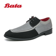 Bata สีเข้าคู่แฟชั่นรองเท้าลำลองสตรีขายดีหนังผู้ชายแบบมีสายรัดส้นไม้,รองเท้าขนาดใหญ่หนังไซส์ใหญ่38-48