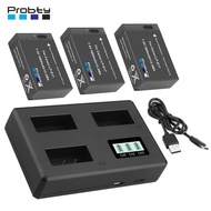 LP-E17 LPE17 Battery and LCD Triple Slot Charger for Canon EOS R50 R8 RP R10,Rebel T6i T7i T8i,T6s,S