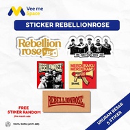 [Pack of 5 Large] Pop Punk Indo Band Stickers| Punk Band Stickers | Indonesian Punk Band Helmet Stic