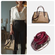 *Express Delivery* USA outlet COACH MARGOT SATCHEL IN SIGNATURE CANVAS (F38380) Handbag Work Bag
