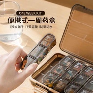 medicine pill box pill box Pill Box Portable Pill Dispenser 7 Days a Week Seven Days Medicine Dispen