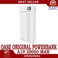 oase original powerbank a19 20000 mah garansi resmi oppo indonesia - dus packing