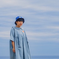 刺繡寬鬆棉麻洋裝 小丑魚