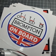 Brompton themes Car decal