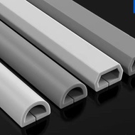 Flexible Open PVC Cable Organizer - Self-Adhesive Invisible Wire Organizer for Home & Office