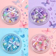 3d Colorful Butterfly Sparkling Facial Stickers Music Festival Diy Makeup Facial Stickers Eye P8o8