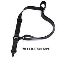 Ready Stock Fast Shipping Cowhide MS3 Single Point/Double Point Metal Buckle Tactical Strap Rope Mul