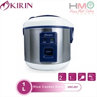 Kirin Rice Cooker 1 Liter KRC 087 Magic Com 1L Kecil Anti Lengket Kirin KRC-087