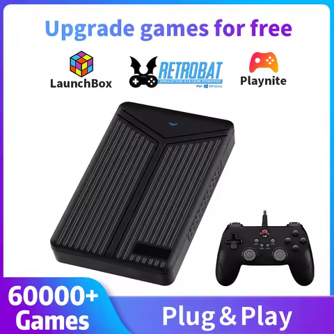 5T Ext HDD Retro Game Console Retrobat＆Playnite＆Launchbox for 60000+AAA/3D/Retro Games for PS4/PS3/X