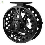 LUOLVTH Fly Fishing Reel, 5/6 WT 85mm Diameter Fly Reel, Durable 2+1BB Bearings Aluminum Alloy Fishi