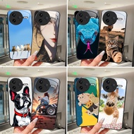 For Poco F7 Ultra Creative Animal Cat Snake Case For Redmi K80 Pro K80PRO Popular Tempered Glass Pho