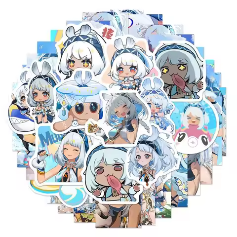 Sunsyea Genshin Impact Merch Fans Collection Role Stickers 50 Pieces Mualani