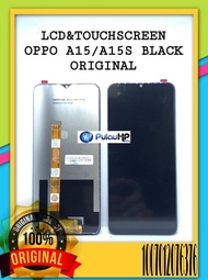 LCD - LCD TOUCHSCREEN OPPO A15/A15S BLACK ORI