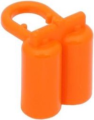 【樂高大補帖】LEGO 樂高 橘色 太空人 氧氣筒 氧氣瓶 潛水 水肺【6295186/3838】MB-5