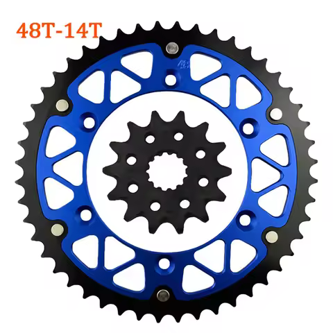 Motorcycle Part 520 45T-52T 14T Front Rear Sprocket For YAMAHA WR450F YZ450F YZ250 YZ400F WR400F WR4