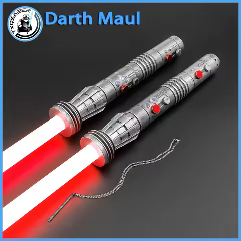 Darth Maul TXQSABER RGB Neopixel Lightsaber Heavy Dueling Sword Smooth Swing Metal Hilt Colors Chang
