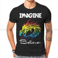 2025 Casual Imagine Dragons Believer TShirt For Men Dragon's Dogma Clothing Style T Shirt Homme
