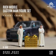 T TM Huiyi 1: 64 Middle East Rich Doll Set Model Decoration MoreArt