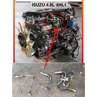 ISUZU ELF NPR81 4.8c ENGINE 4HL1 FUEL INJECTOR PUMP OIL PIPES NOZZLE PIPE(1set) 🇯🇵USED🇯🇵HALF CUT [RE