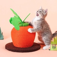 Uion Cute Cat Scratcher Toy Kitten Sisal Rope Scratching Board Cat Tree Scraper Toys Pet Scratch Carrot Climbing Post Cat ScratchingScratchers Pads &amp; Posts