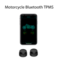 M05เครื่องวัดความดันลมยางวัดความดันยางรถจักรยานยนต์บลูทูธเซ็นเซอร์ชุดสัญญาณเตือนยางอัจฉริยะ IP67กันน