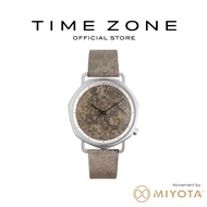 Time Zone | Komono Orson Olive Slate | Leather Strap | Men Watch | KOM-W4153