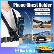Mobile Phone Chest Strap Phone Holder go pro Mount Harness Strap Cell Phone Stand Clip Action Camera