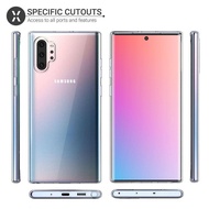 Silicone Case for Samsung Galaxy Note 10 Plus (Transparent) - Samsung Note 10 Plus Case