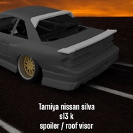 ROOF VISOR & SPOILER - NISSAN SILVIA S13 K Hobbies Collections Toys Games Remote Control Accessories