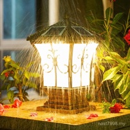 Outdoor Headlight Manufacturer Solar Waterproof Wholesale Light Pillar Wall Outdoor Pillar Light Gar
