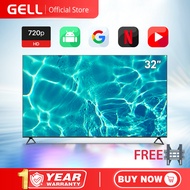 GELL smart tv 32 inches LED android HD television With Free Bracket on sale