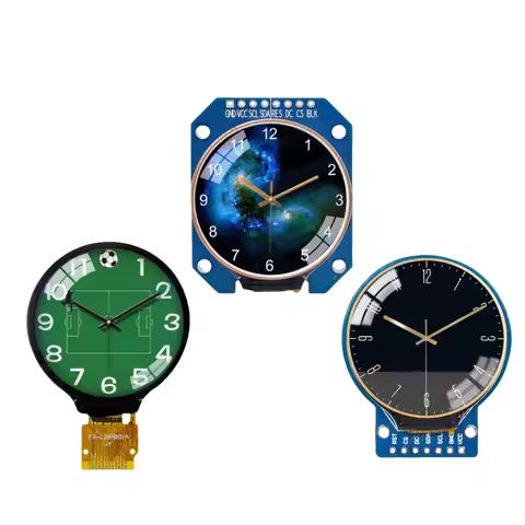 TFT Display 1.28 Inch TFT LCD Display Module Round RGB 240*240 GC9A01 Driver 4 Wire SPI Interface 24