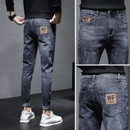 levis 501 original Jeans Seluar jeans jenama bergaya lelaki 2024 musim panas gaya baru seluar langsing seluar regangan seluar pendek kasual sepadan