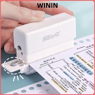WININ 6 Holes A4 Paper Binding Diy Loose Leaf Paper