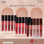 GB OMG Oh My Glam Kiss Matte Lip Cream ORIGINAL Lip Cream with Intense Color, Maskproof, Long-Lastin