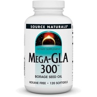 s Mega-GLA 300 - Borage Seed Oil, Hexane-Free - 120 Softgels TTJE