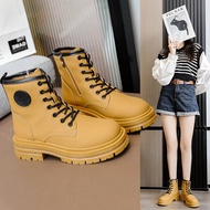 【Yucheng Women's Shoes-2282】insBritish Style Fried Arcade Boots Dr. Martens Boots-46Yuan