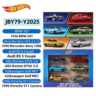 Hot Wheels | BMW 507 Mercedes-Benz 190E Audi RS5 Alloy Car Models 6pcs