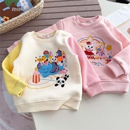 Children Clothing Autumn Winter New Boys Girls Long-Sleeved Star Bunny Cartoon Loose Casual Fleece L